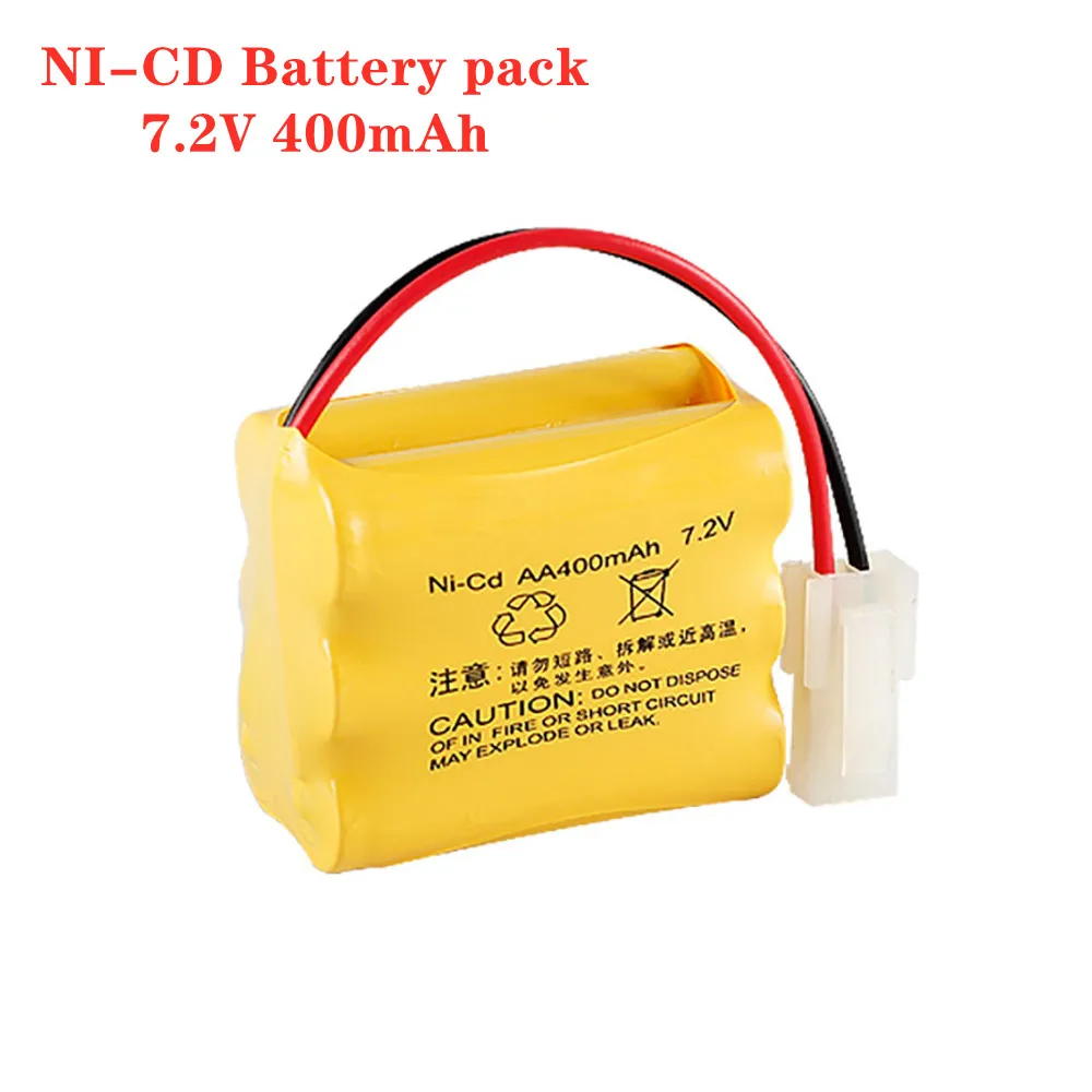 7.2v 400mah Ni-Cd Battery Pack For Rc Truck /Hq510 513 523 Rc Car /Rc Boat /Rc Tank AA Batteries 7.2v Ni-Cd Rechargeable Battery
