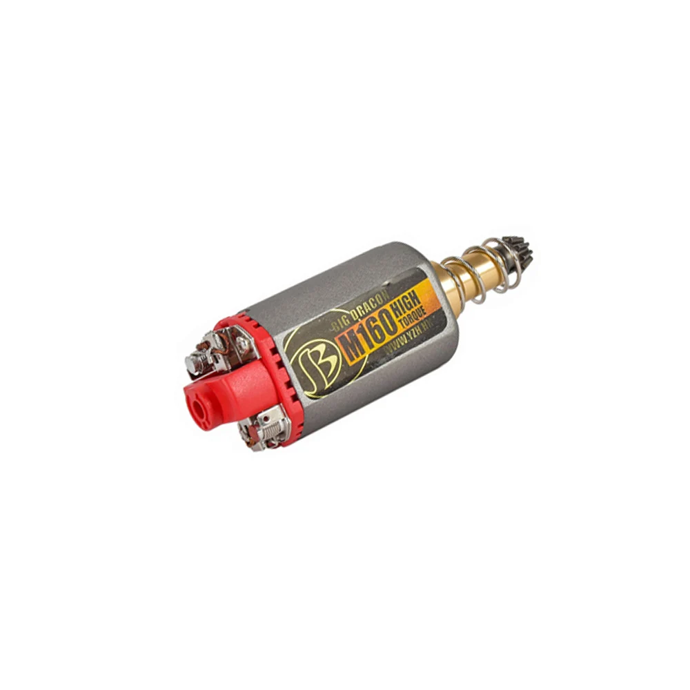 TACTIFANS Big Dracon M120/140/160 High Torque/ High Speed Motor AEG/ EBB Motor Long/ Short Axis For Airsoft M4/MP5 M16 G3 P90 AK