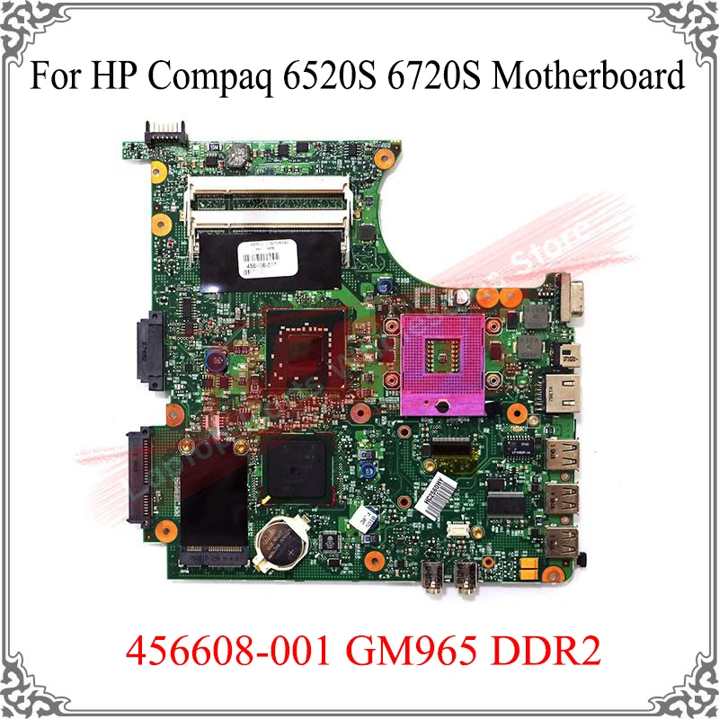 Original Motherboard For HP Compaq 6520S 6720S Motherboard System Board 456608-001 GM965 Mainboard