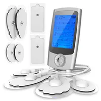 Stimulateur électrique de Massage musculaire Ems, 16 modes, électrostimulateur numérique, Relaxation, soulagement de la douleur corporelle, électrodes 1