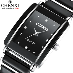 CHENXI Imitation Ceramic Quartz Wristwatches Wamen Top Brand Fashion Casual Watches Luxury Men & Women Fashion Watch for Lovers