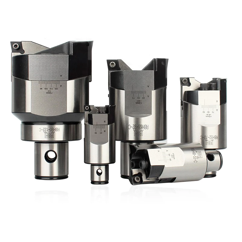 RBH19-25 Indexable Hai Hơi Thô Nhàm Chán Đầu Nhàm Chán Công Cụ Rang Từ 20-204Mm Cho Máy CNC Chán