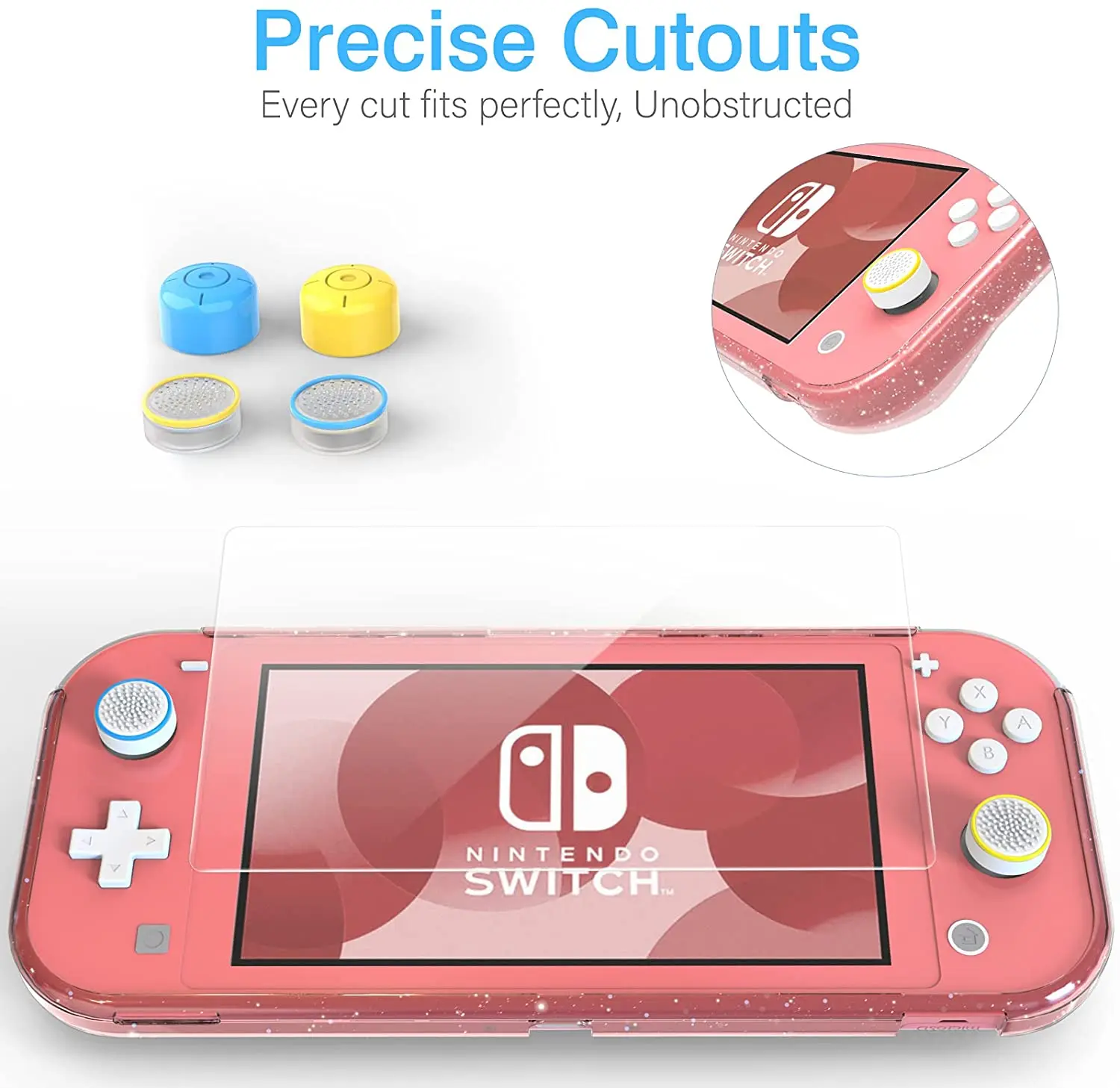 Juste de protection en TPU pour Nintendo Switch Lite, coque compatible avec Nintendo Switch Lite, anti-rayures, anti-poussière