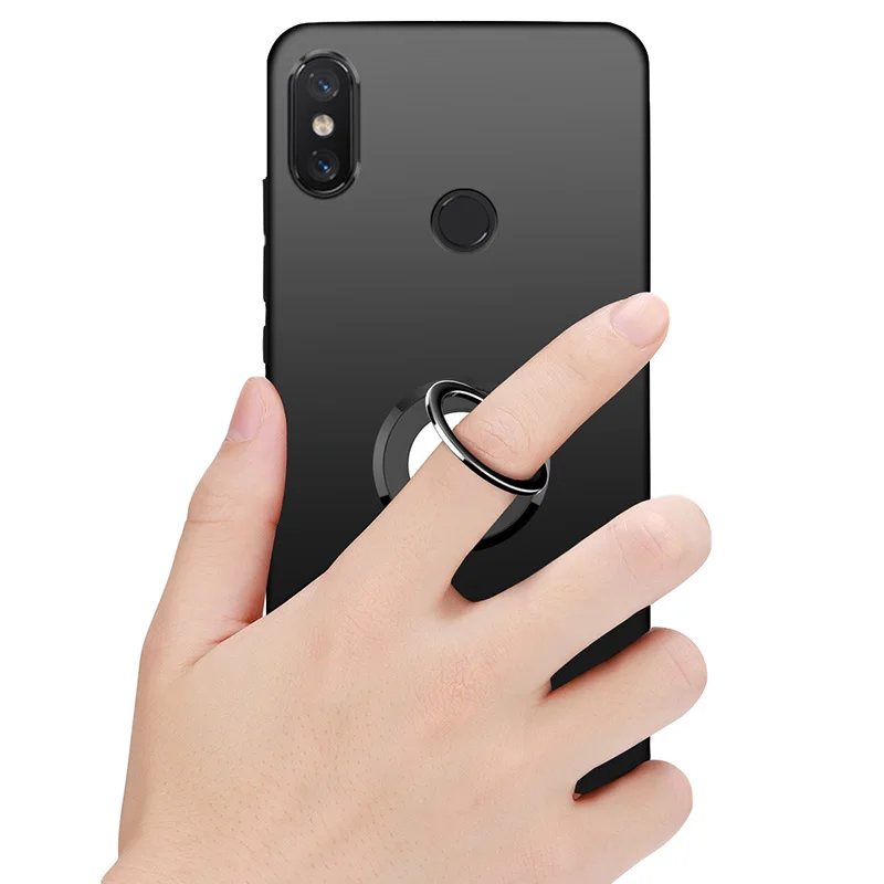 For UMIDIGI Power 3 F1 F2 S3 A3 A5 Pro S5 A7 G1 C1 MAX A13 A3X A3S Power3 Back Ring Holder Bracket Cover Soft Silicone Case