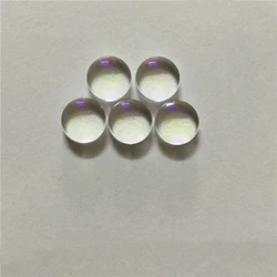 Aspheric Lens 8mm In Diameter   Thickness 4mm   Focal Length 4mm Glass Lens Coating 400nm-470nm Band