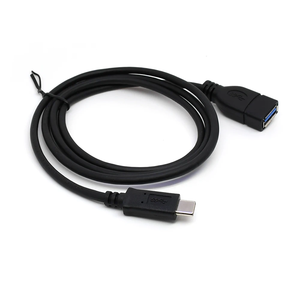 1m 3ft USB3.1 USB C OTG cable Type c Male to USB3.0 female data adapter cable