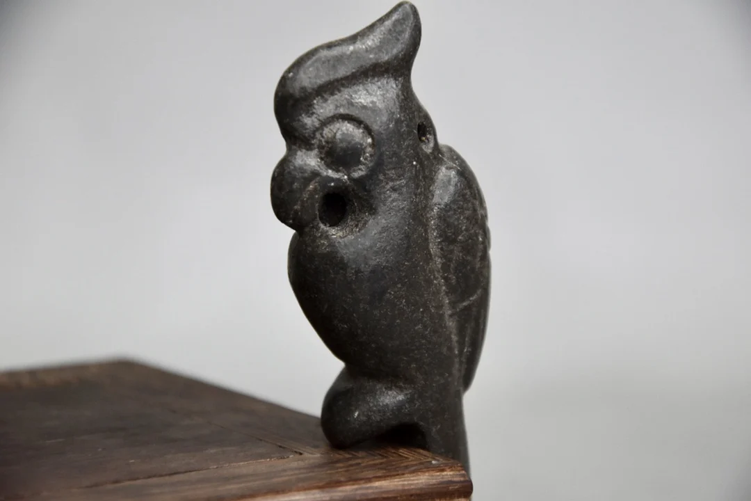 Hongshan culture meteorite iron Xizang received treasure level play parrot bird