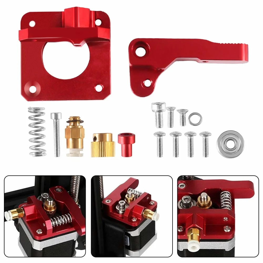 Ender 3 CR-10 Extruder Upgrade Penggantian Aluminium MK8 Drive Pakan 3D Bagian Printer Extruder untuk Creality 3D CR-7 CR-8 CR-10