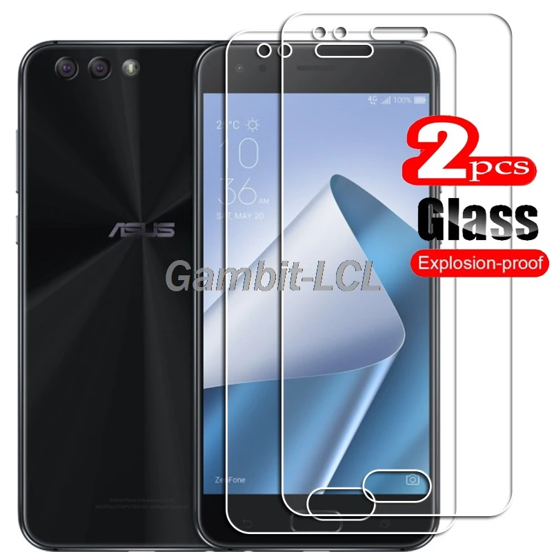 For Asus Zenfone 4 ZE554KL Tempered Glass Protective ON Z01KD, Z01KDA, Z01KS 5.5NCH Screen Protector Smart Phone Cover  Film