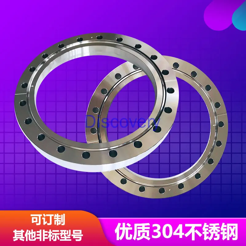 Изготовленный На Заказ ультра-высокий вакуумный нож для сварки высококачественной аустенитной нержавеющей стали 304 выпечки фланец