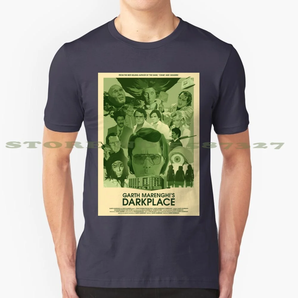 Garth Marenghi'S Darkplace Poster 100% Cotton T-Shirt Garth Marenghis Darkplace Best Serie Uk English Garth Marenghi Matthew