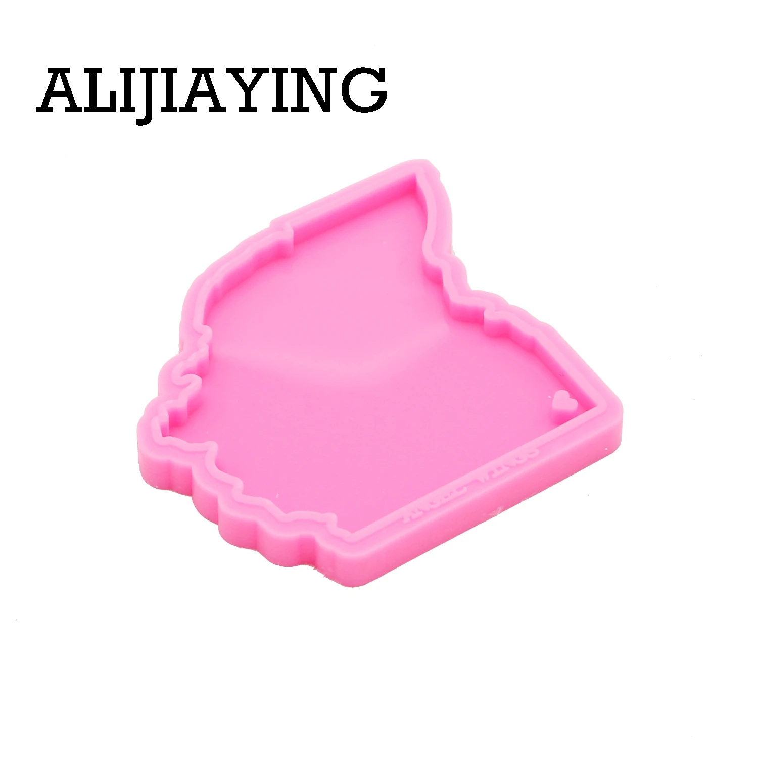 DY0220 Glitter staaten ohio karte form DIY keychain silikon formen handwerk schlüsselring anhänger schmuck schlüsselanhänger form