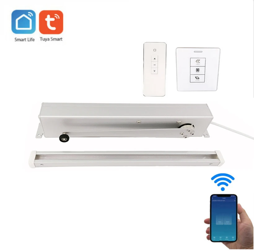 Tuya wifi smart life 24VDC automatic Electric articulated swing arm Window opener door shutter opener closer home automation