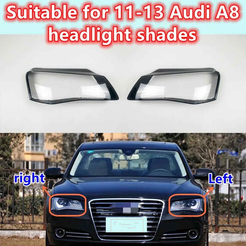 

Suitable for Audi A8 headlight lampshade 11 12 13 Audi A8 headlight transparent lampshade Large lamp shell Large lampshade