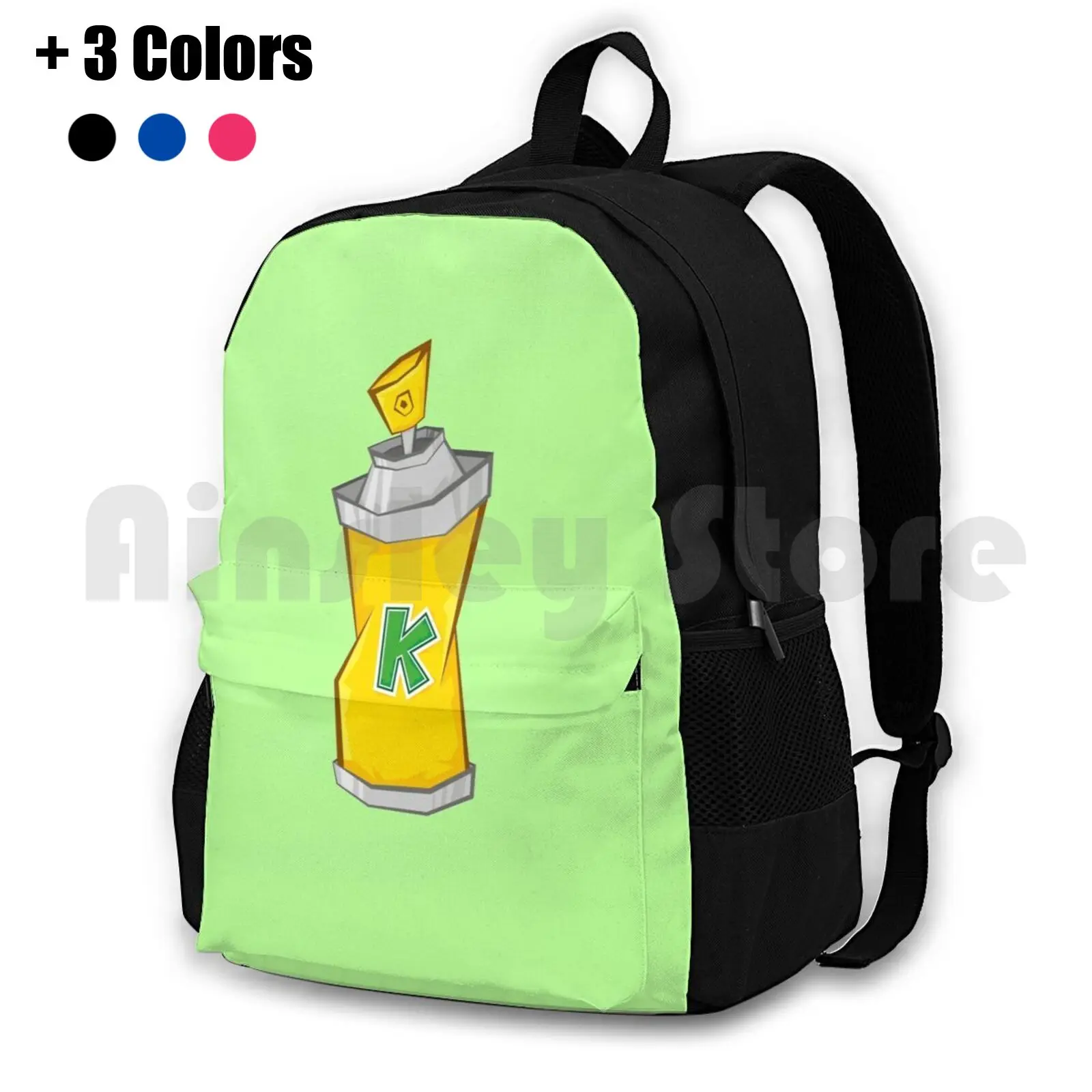 Tokyo-To Spray Can ( Professor K ) Outdoor Hiking Backpack Waterproof Camping Travel Jet Set Radio Jsr Jet Set Radio Future