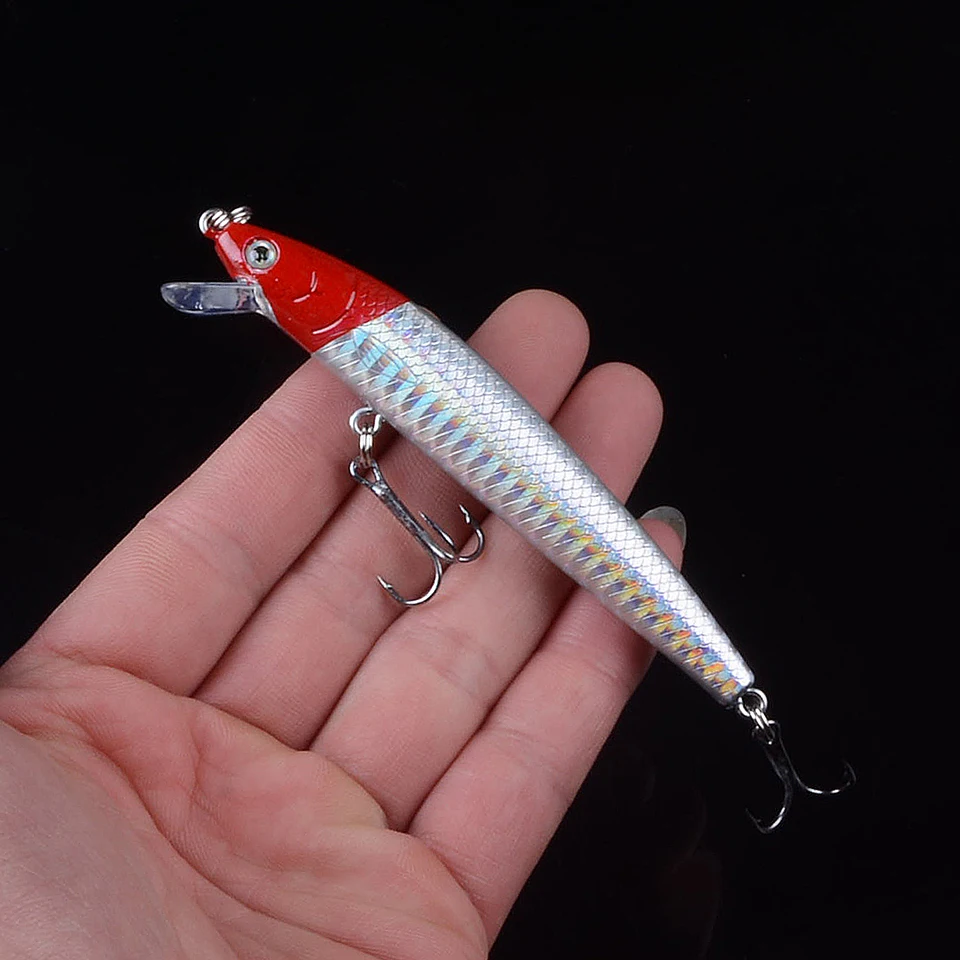 New Arrived 9.5cm 8g Hard Minnow Fishing Lure Topwater Floating Wobblers Crankbait Bass Artificial Baits Pike Carp Lures Peche