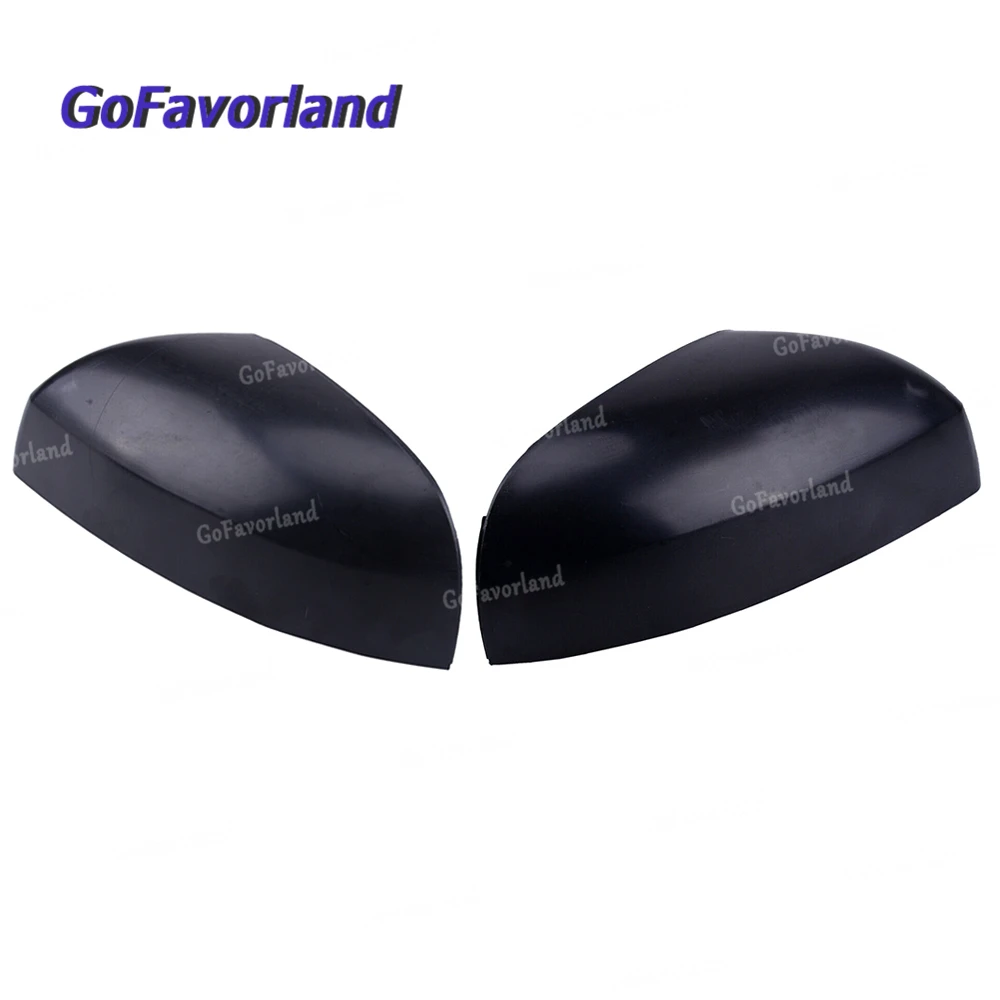 Pair Left Right Side Wing Door Rearview Mirror Cover Cap Plastic Unpainted 39979044 39979062 For Volvo S60 S80 2004 2005 2006