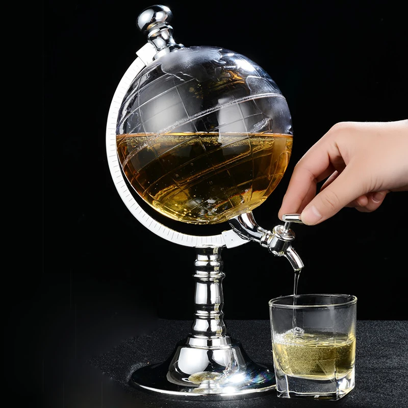 Globe drink dispenser pouring device wine gun sub wine bar supplies beer pourer Novelty Bar Drinking Alcohol Liquor Dispenser