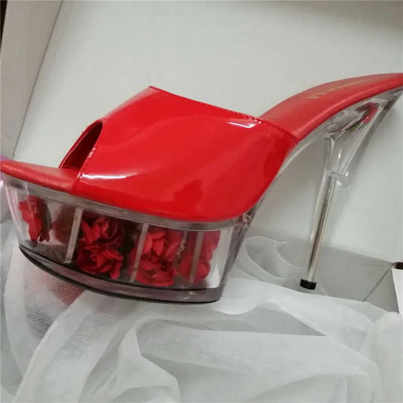 Summer wedding new sexy high heels, rose platform, platform shoes, 15 cm pole dancing shoes