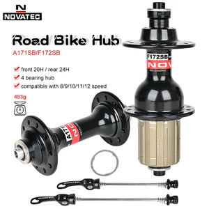 Novatec-Hub von Roadbike, A171SB, F172SB, 20H vorne, hinterher 24 Stunden, Schnellfreisetzung, Klapprad, 4 Lagerscheibe, 8-9-10-11-12 Geschwindigkeiten 8 Hauptverkaufswürfel 20 hintere Löcher - №2