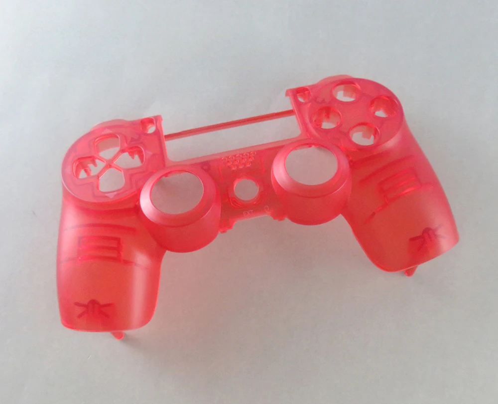 50 Uds. Carcasa frontal transparente y cristalina cubierta de placa frontal para controlador Playstation 4 PS4 JDM 040 JDS 040