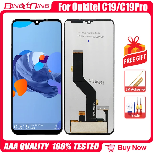 Original For 6.49 Inch Oukitel C19/C19 Pro LCD&Touch Screen with Frame  Digitizer display Screen Module Accessories Assembly - AliExpress