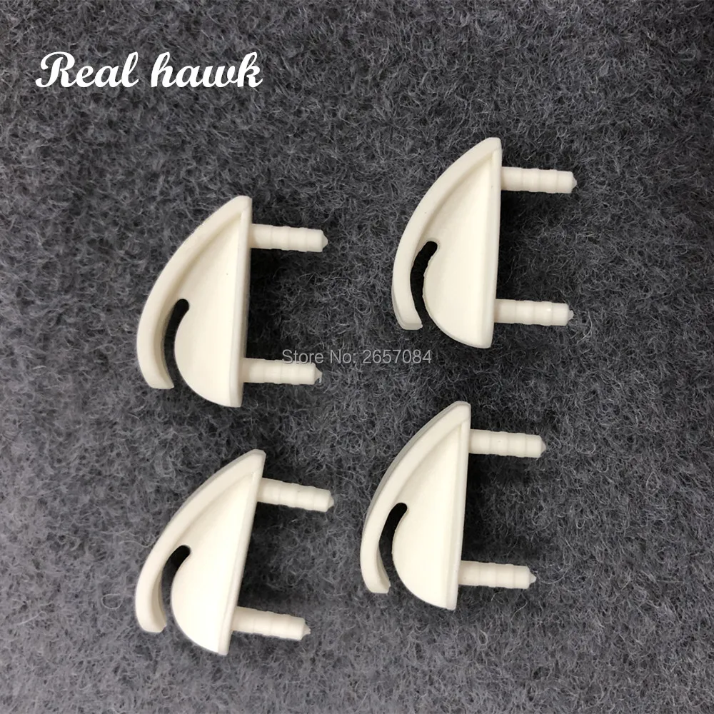 4pcs L28xW10xH12mm arch nylon fixed tip protector wing retainer Wing Skids Prevent wing friction damage fixed-wing aircraft part