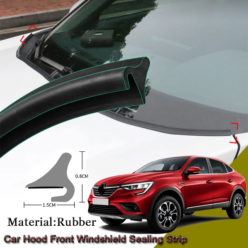 

DIY Car Seal Strip Windshied Spoiler Filler Protect Edge Weatherstrip Strips Sticker Accessories For Renault ARKANA 2018-2020