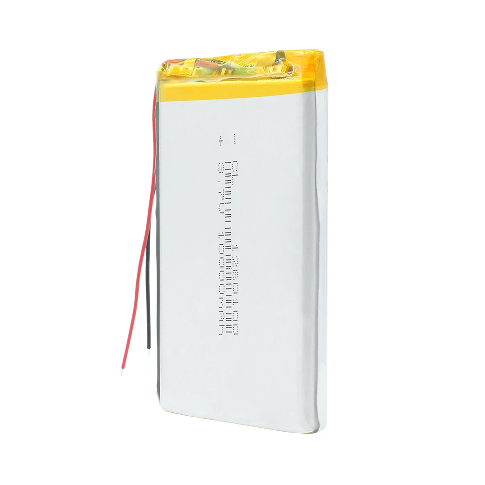 1260100 3.7v 10000mah Big Capacity Li-Polymer Battery Rechargeable Cell Tablet Backup Power Bank Notebook PDA PAD