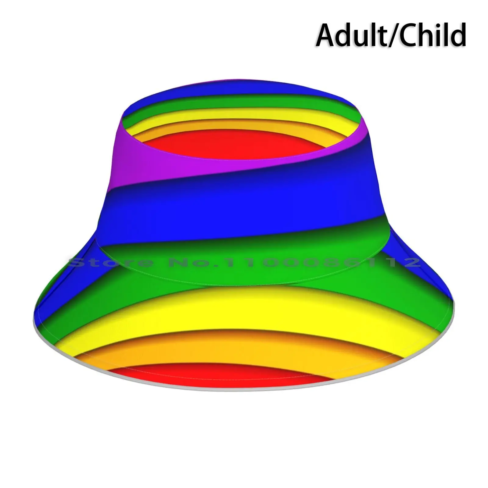 Lgbt Mask Bucket Hat Sun Cap Homosexual Transsexual Sign Support Greatest North West East South Health United Covering Social