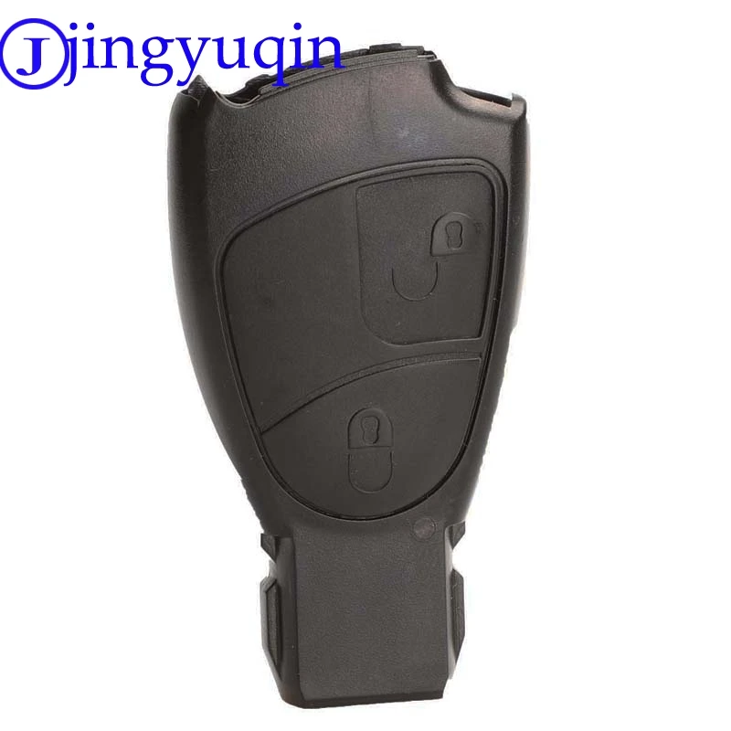 jingyuqin Replacements 2/3/4 Buttons Remote Car Key Fob Case Cover Shell For Mercedes Benz B C E ML S CLK CL Smart Key