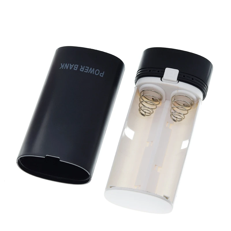 TZT 1/2/5 Stück abnehmbares Design mit Anzeigeleuchte für Smartphone-Powerbank-Gehäuse, Batterie, praktisch für 18650-Batterie – Detail 4