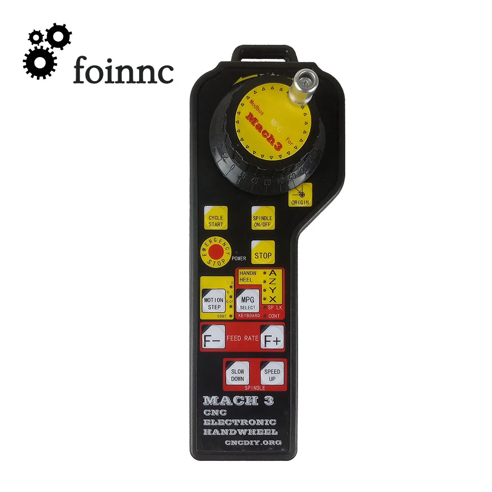 Imagem -06 - Cnc-controlador Off-line Mach Usb Eixos Roda Manual Controlador Modbus Mpg para Máquina Industrial