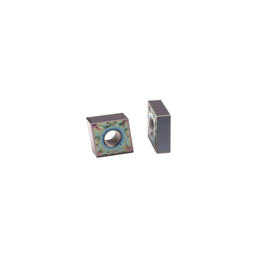 CNMG120404-MA TF618 Carbide alloy CNC lathe turning insert High hardness Wear-resistant cutting insert Processing hardened steel