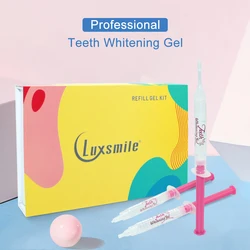 Teeth Whitening Gel Refill Kit Whiten Tooth Carbamide Peroxide Gel Teeth Bleaching Gel Syringe  Whitening Tooth Material3pc*3m