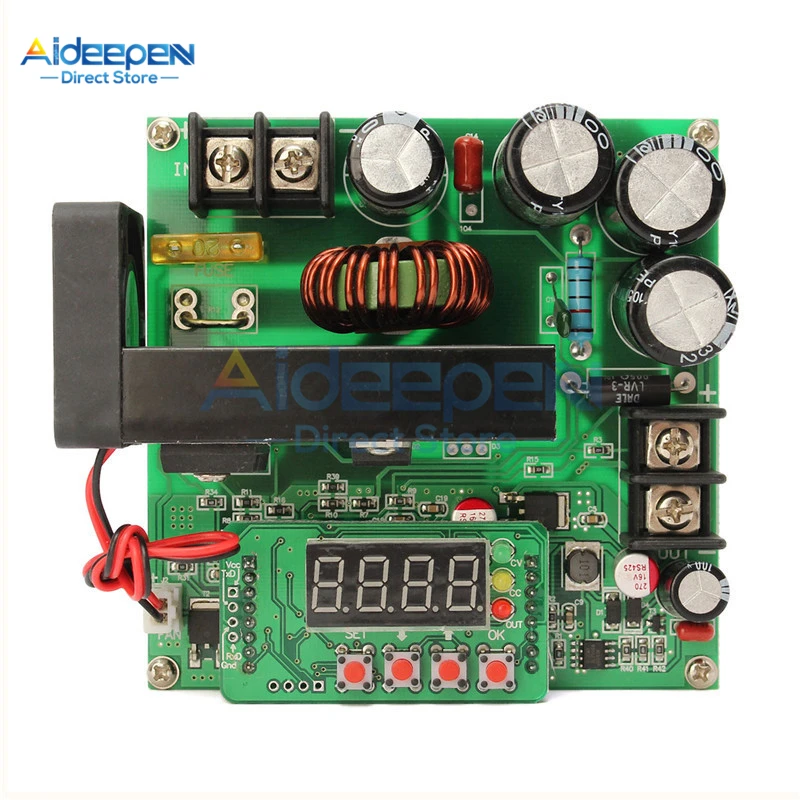 BST900W 8-60V to 10-120V DC Converter High Precise LED Control Boost Converter DIY Voltage Transformer Module Regulator