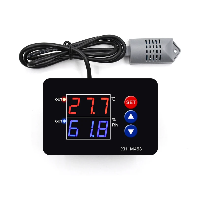 XH-M453 Temperature and Humidity Controller High Precision Control Switch Digital Display Dual Output Synchronization