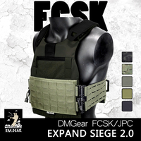 DMGear Ferro Fcsk Jpc Tactical Vest Plate Carrier Holder Accessory Hunting Gear Equipment Quick Release Don Doff-Game Outdoor