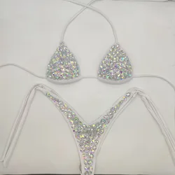 2020 venus vacation rhinestone bikini set diamond swimwear sexy women bathing suit new style bling stones beachwear