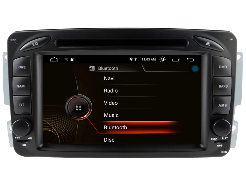 Aotsr Android 9.0 Car GPS navigation DVD Player For Mercedes-Benz W209 W203 W168 W463 Viano W639 Vito multimedia radio recorder