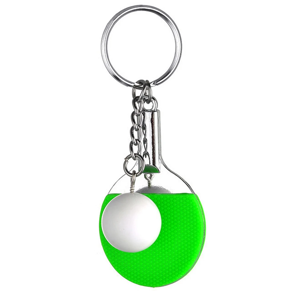 Para niños Mini bádminton pelota de tenis colgante bolos Ping Pong llavero deportivo llavero de tenis de mesa raqueta de tenis de mesa