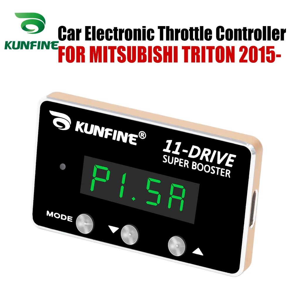 

KUNFINE Car Electronic Throttle Controller Racing Accelerator Potent Booster For MITSUBISHI TRITON 2015-After Tuning Parts