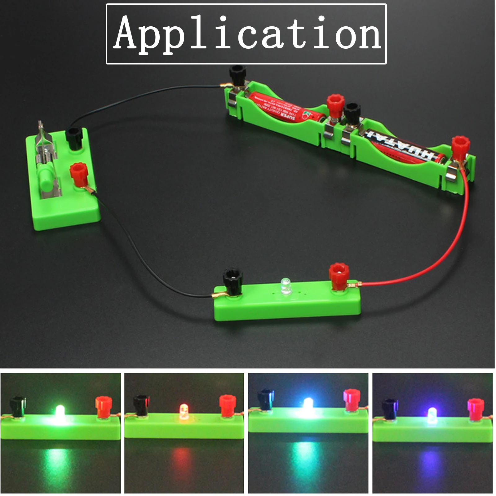 電気実験アクセサリー用rgb LED物理実験装置ライト発光ダイオード (LED) 物理電磁