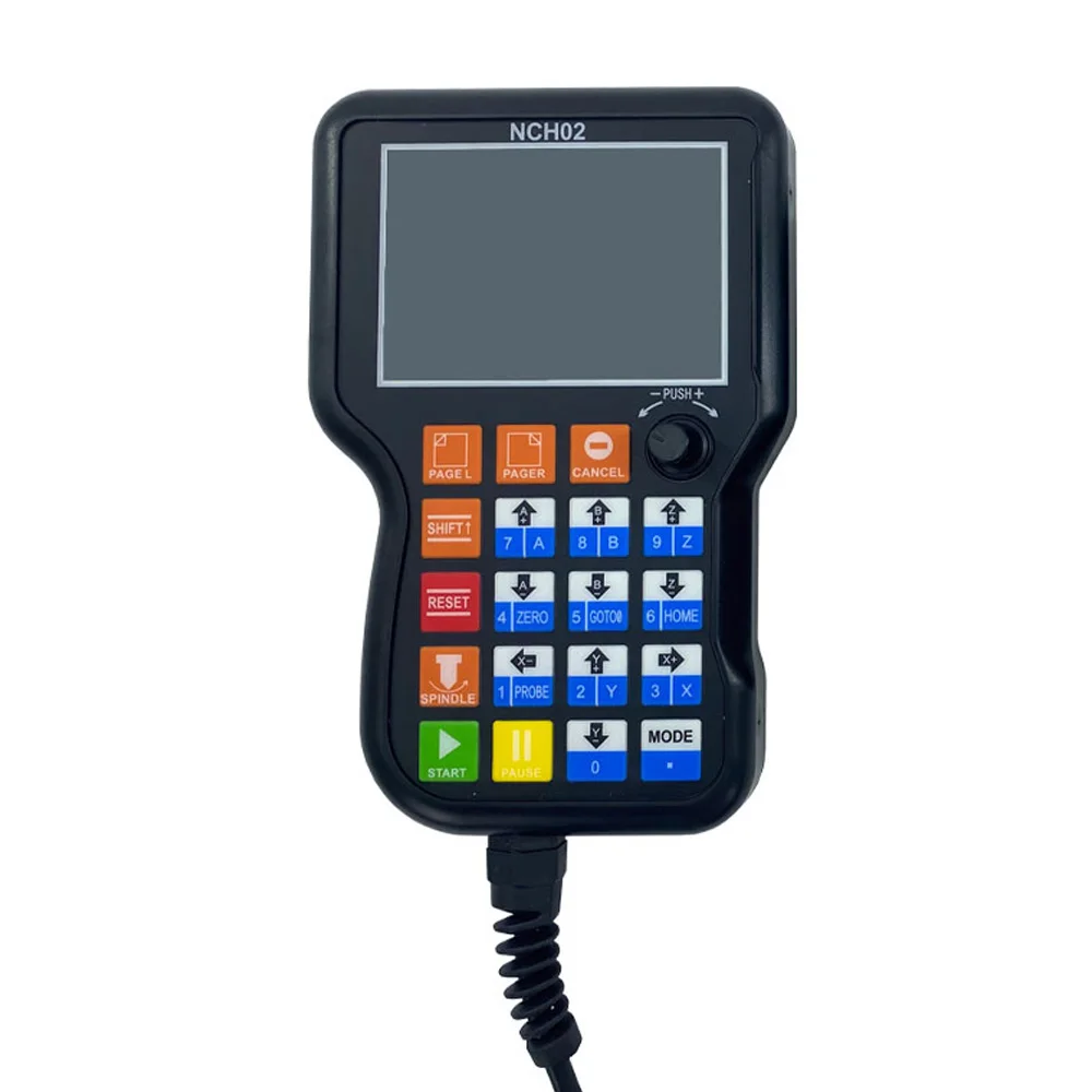 NCH02，CNC Motion Controller NCH02 3/4/5Axis Handle Controller CNC Machining Engraving Machine Drilling And Milling Machine