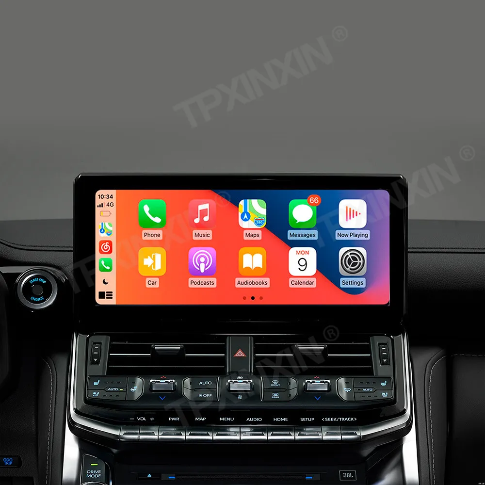 Update For Toyota Land Cruiser LC300 2021 2022 Android 13 Radio GPS Navigation Auto Stereo Recoder Head Unit Multimedia Player