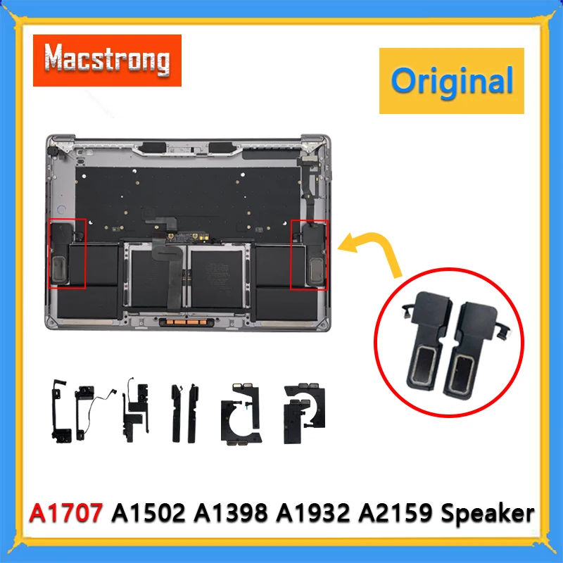 Original A1707 Speaker for MacBook Pro A1502 Speakers A1398 A1706 A1708 A2159 A2141 A2338 A1932 Loudspeaker 2015 2016 2017 2020