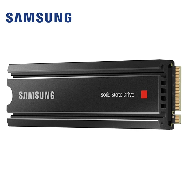 Samsung 980 PRO M2 SSD dengan Heatsink 1TB 2TB PCIe Gen 4 NVMe M.2 Internal Solid State Hard Drive Heat Control PS5 Kompatibel