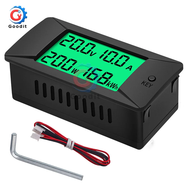 DC Digital Display Voltage and Current Meter 0~300V 50A 100A 200A 300A Power Electric Energy Consumption Tester Multimeter