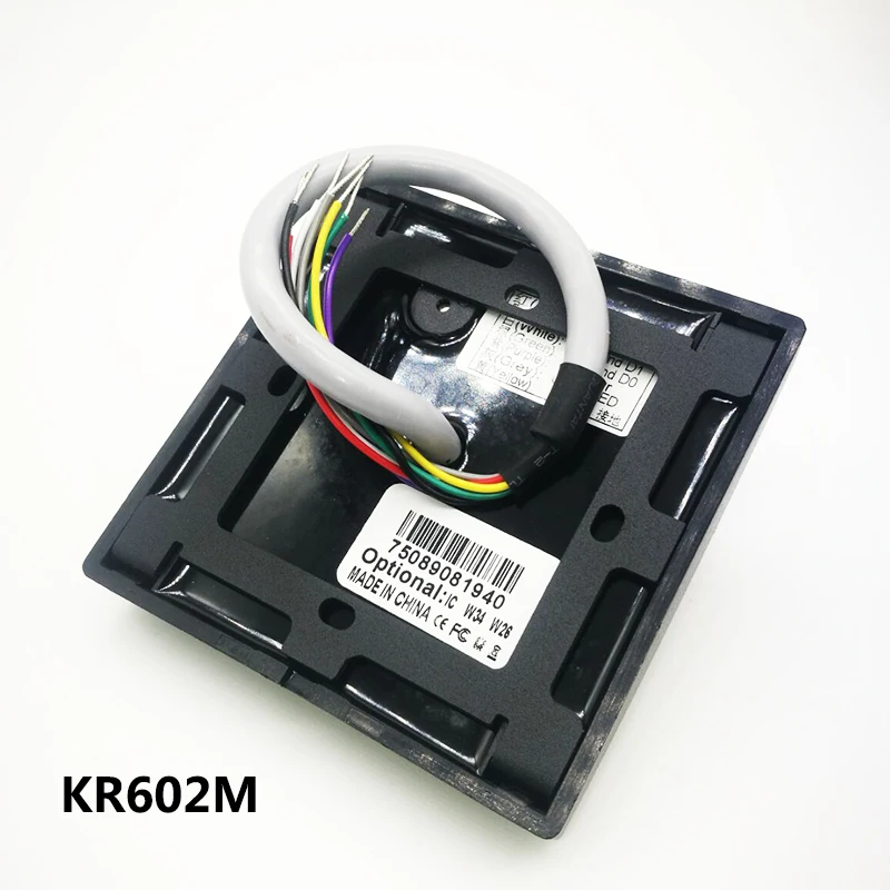 KR601E KR601M KR602E KR602M Wiegand 26 34 Keypad RFID 125Khz 13.56mhz Access Control Slave Card Reader