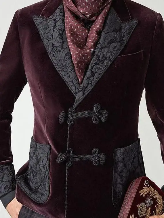 Traje de una pieza para hombre, traje Vintage de negocios, esmoquin de boda personalizado, novedad de otoño, 2022